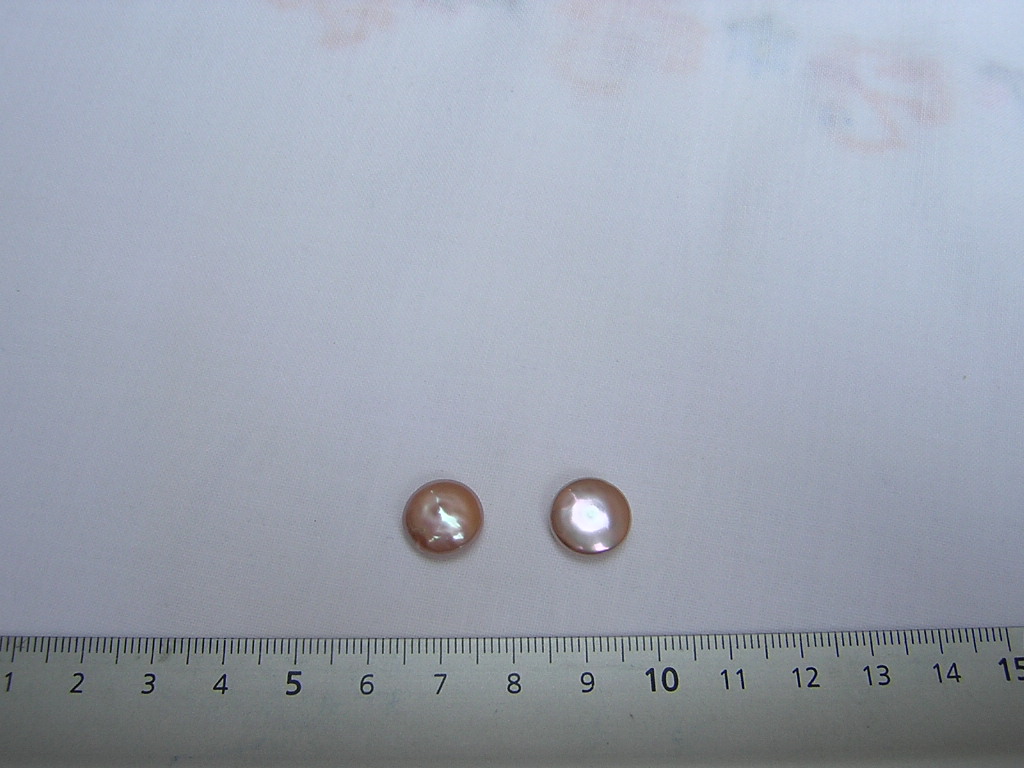 11.5 mm grade AA purple flat pearl